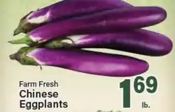 Angelo Caputo's Fresh Market Farm Fresh Chinese Eggplants offer