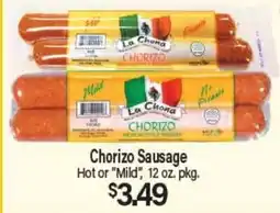 Angelo Caputo's Fresh Market Chorizo Sausage offer