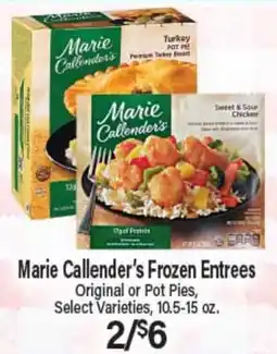 Angelo Caputo's Fresh Market Marie Callender's Frozen Entrees offer