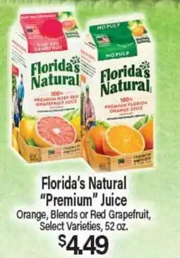 Angelo Caputo's Fresh Market Florida's Natural Premium Juice offer