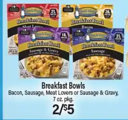 Angelo Caputo's Fresh Market Breakfast Bowls offer