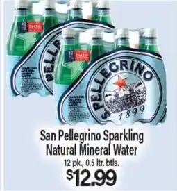 Angelo Caputo's Fresh Market San Pellegrino Sparkling Natural Mineral Water offer
