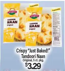 Angelo Caputo's Fresh Market Crispy Just Baked! Tandoori Naan offer