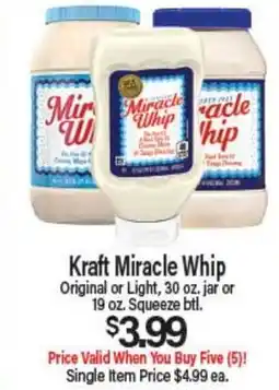 Angelo Caputo's Fresh Market Kraft Miracle Whip offer