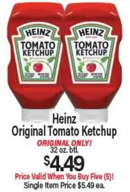 Angelo Caputo's Fresh Market Heinz Original Tomato Ketchup offer