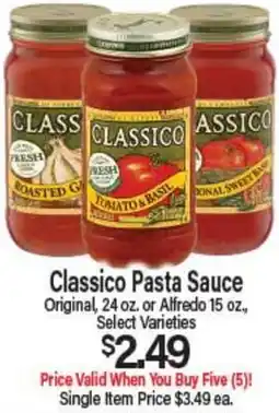 Angelo Caputo's Fresh Market Classico Pasta Sauce offer