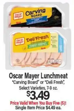 Angelo Caputo's Fresh Market Oscar Mayer Lunchmeat offer