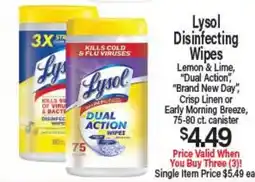Angelo Caputo's Fresh Market Lysol Disinfecting Wipes offer