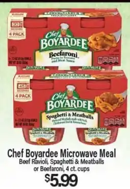 Angelo Caputo's Fresh Market Chef Boyardee Microwave Meal offer