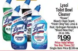 Angelo Caputo's Fresh Market Lysol Toilet Bowl Cleaner offer