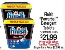 Angelo Caputo's Fresh Market Finish Powerball Detergent Tablets offer