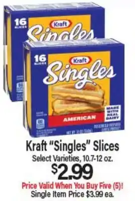 Angelo Caputo's Fresh Market Kraft Singles Slices offer
