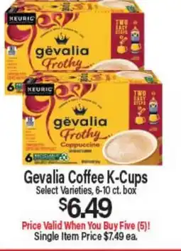 Angelo Caputo's Fresh Market Gevalia Coffee K-Cups offer