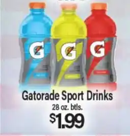 Angelo Caputo's Fresh Market Gatorade Sport Drinks offer
