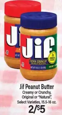 Angelo Caputo's Fresh Market Jif Peanut Butter offer