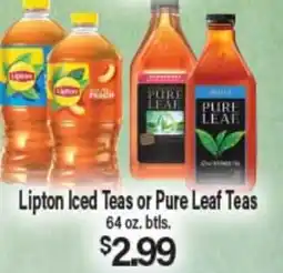 Angelo Caputo's Fresh Market Lipton Iced Teas or Pure Leaf Teas offer