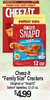Angelo Caputo's Fresh Market Cheez-It Family Size Crackers offer