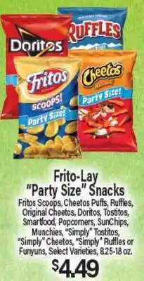 Angelo Caputo's Fresh Market Frito-Lay Party Size Snacks offer