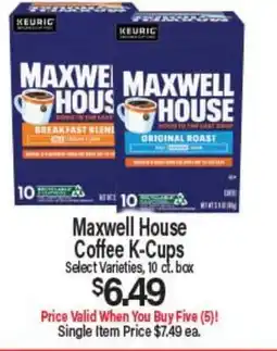 Angelo Caputo's Fresh Market Maxwell House Coffee K-Cups offer