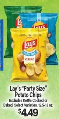 Angelo Caputo's Fresh Market Lay's Party Size Potato Chips offer