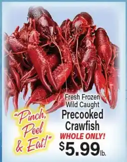 Angelo Caputo's Fresh Market Fresh Frozen Wild Caught Precooked Crawfish offer
