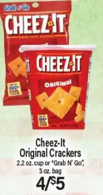 Angelo Caputo's Fresh Market Cheez-It Original Crackers offer