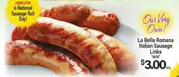 Angelo Caputo's Fresh Market La Bella Romana Italian Sausage Links offer