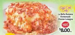 Angelo Caputo's Fresh Market La Bella Romana Homemade Cheese Lasagna offer