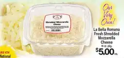 Angelo Caputo's Fresh Market La Bella Romana Fresh Shredded Mozzarella Cheese offer