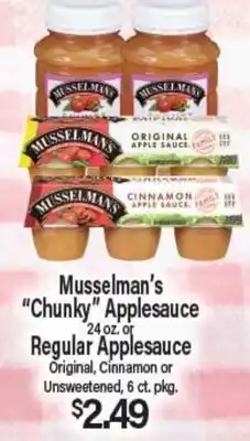 Angelo Caputo's Fresh Market Musselman's Chunky Applesauce offer
