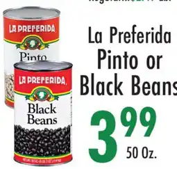 Garden Fresh Market La Preferida Pinto or Black Beans offer