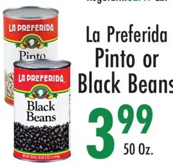 Garden Fresh Market La Preferida Pinto or Black Beans offer
