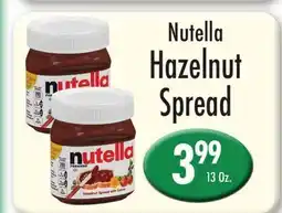 Garden Fresh Market Nutella Hazelnut Spread offer