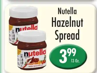 Garden Fresh Market Nutella Hazelnut Spread offer
