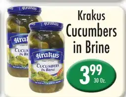Garden Fresh Market Krakus Cucumbers in Brine offer