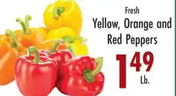 Garden Fresh Market Fresh Yellow, Orange and Red Peppers offer