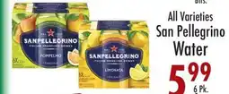 Garden Fresh Market San Pellegrino Water offer