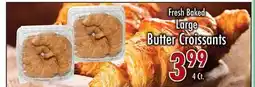 Garden Fresh Market Fresh Baked Large Butter Croissants offer