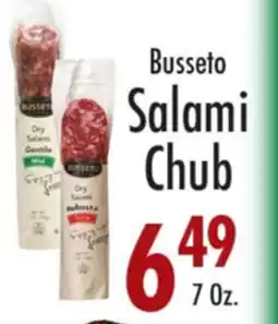 Garden Fresh Market Busseto Salami Chub offer
