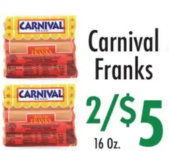 Garden Fresh Market Carnival Franks offer