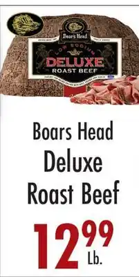 Garden Fresh Market Boars Head Deluxe Roast Beef offer