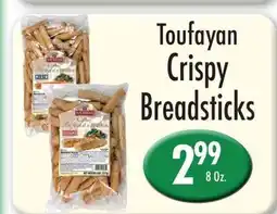Garden Fresh Market Toufayan Crispy Breadsticks offer