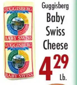 Garden Fresh Market Guggisberg Baby Swiss Cheese offer