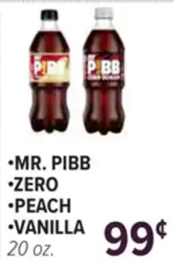 Cermak Fresh Market MR. PIBB •ZERO •PEACH •VANILLA offer