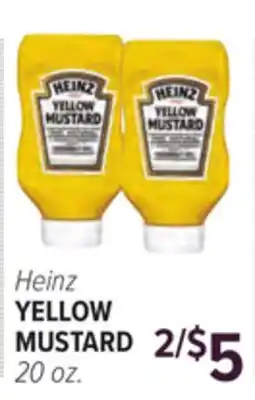 Cermak Fresh Market Heinz YELLOW MUSTARD offer