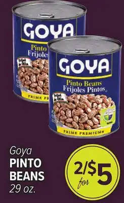 Cermak Fresh Market Goya PINTO BEANS offer