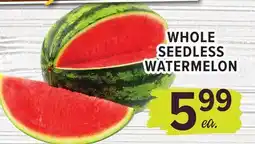 Cermak Fresh Market WHOLE SEEDLESS WATERMELON offer