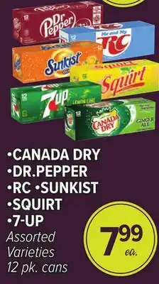 Cermak Fresh Market •CANADA DRY •DR.PEPPER •RC •SUNKIST •SQUIRT •7-UP offer
