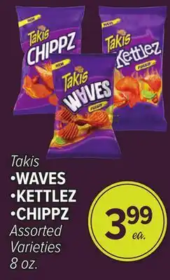 Cermak Fresh Market Takis •WAVES •KETTLEZ •CHIPPZ offer