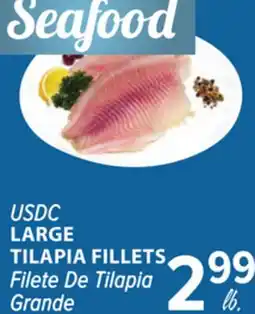 Cermak Fresh Market USDC LARGE TILAPIA FILLETS offer